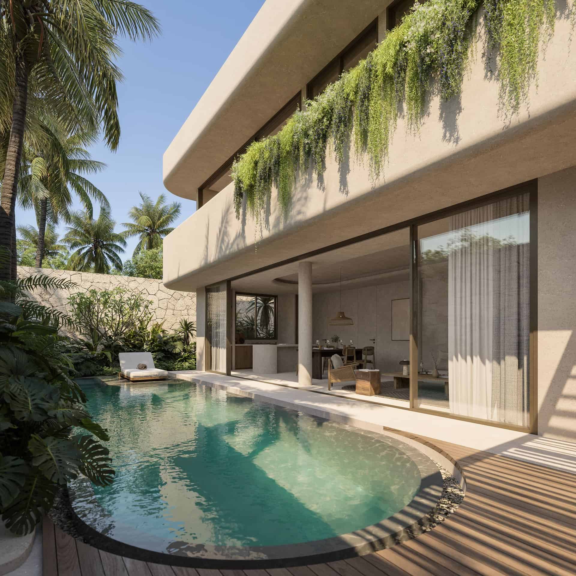 OCEAN/SUNSET VIEW 2 BEDROOM VILLA FOR SALE LEASEHOLD IN ULUWATU BE-948 